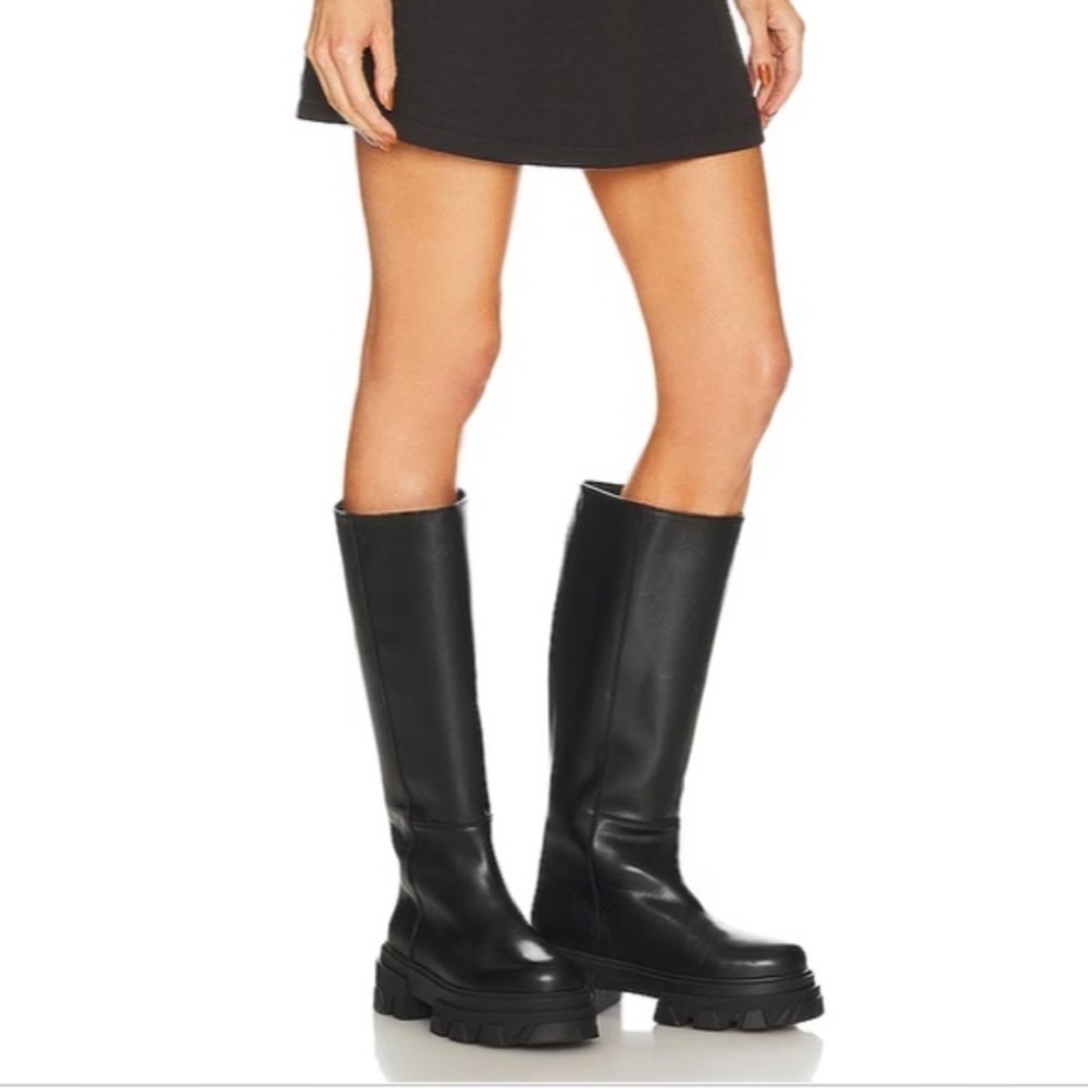 Equitare Amelia Moto Combat Boot in Black Size 38